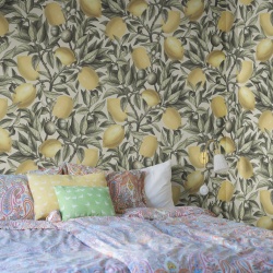 Fototapet, Lemon Tree, Light Green, Rebel Walls
