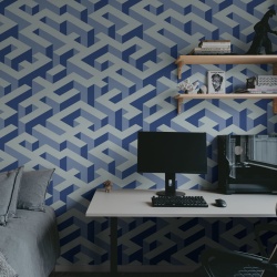 Fototapet, Mace Game, Blue, Rebel Walls