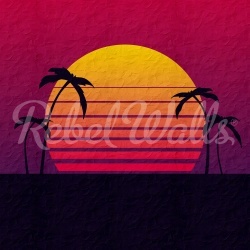 Fototapet, Miami Sunset, Rebel Walls - Img 2
