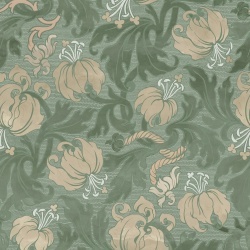 Fototapet, Midnight Peony, Green, Rebel Walls - Img 2