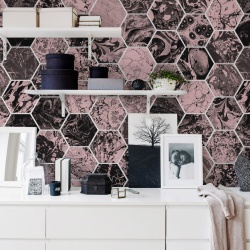Fototapet, Mixed Memories, Dusty Pink, Rebel Walls