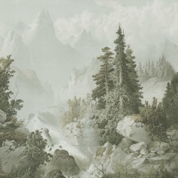Fototapet, Mountain Horizon, Green, Rebel Walls - Img 5