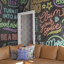 Fototapet, Neon Vibes, Graphite, Rebel Walls