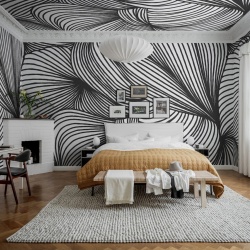 Fototapet, Opulence Lines, Graphite, Rebel Walls - Img 4