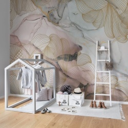 Fototapet, Opulence, Pink Marble, Rebel Walls - Img 5