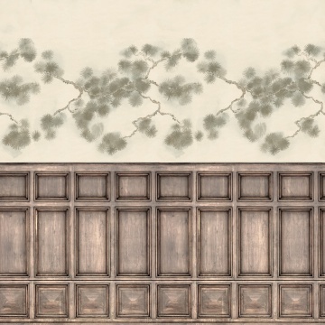 Fototapet, Pine Branch, Panels, Rebel Walls - Img 2