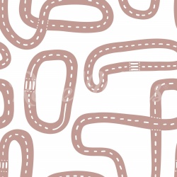 Fototapet, Race Track, Soft Pink, Rebel Walls - Img 5