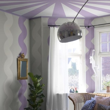 Fototapet, Rays, Lilac, Rebel Walls - Img 3