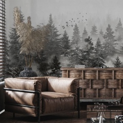 Fototapet Rivian Forest Charcoal, VLAdiLA