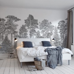Fototapet, Scandinavian Bellewood, Gray, Rebel Walls