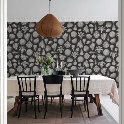 Fototapet, Seashells, Graphite, Rebel Walls - Img 3