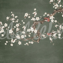 Fototapet, Serene Branches, Green, Rebel Walls - Img 2