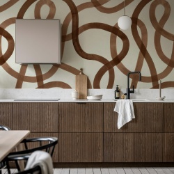 Fototapet, Serpentine, Mocha Mousse, Rebel Walls - Img 3