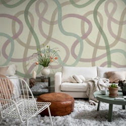Fototapet, Serpentine, Pastel, Rebel Walls