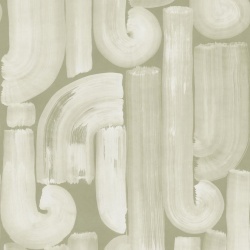 Fototapet, Smooth Brush, Green, Rebel Walls - Img 2