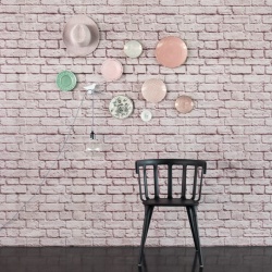 Fototapet, Soft Bricks, Pink, Rebel Walls - Img 4