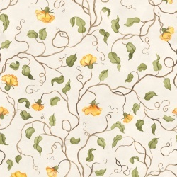 Fototapet, Soft Vines, Yellow, Rebel Walls - Img 2