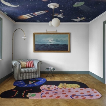 Fototapet, Space Cats, Dark Blue, Rebel Walls - Img 3