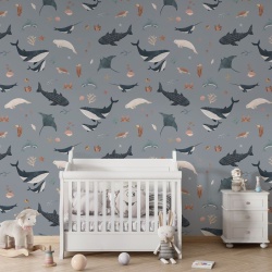 Fototapet Splendid Sea - Blue, Kikki Belle
