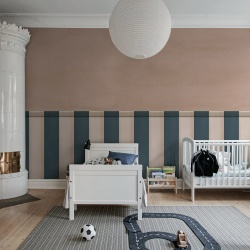 Fototapet, Striped Panel, Pink, Rebel Walls