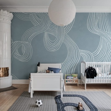 Fototapet, Stripes Repeatable, Blue, Rebel Walls - Img 3