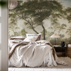 Fototapet, The Green Forest, Morning, Rebel Walls