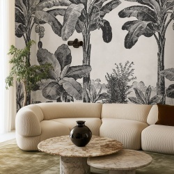 Fototapet, Timeless Tropics, Black & White, Rebel Walls - Img 3