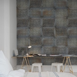 Fototapet, Tin Plates, Ontario, Black, Rebel Walls