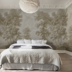 Fototapet, Tree on the Hill, Beige, Rebel Walls