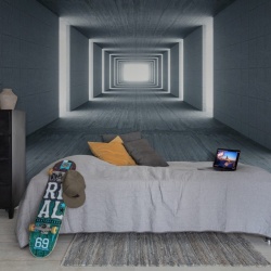 Fototapet, Tunnel of Light, Rebel Walls - Img 6