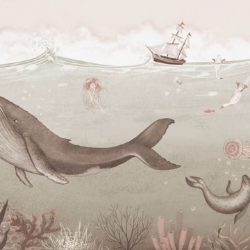 Fototapet, Under the Sea, Beige, Rebel Walls - Img 2