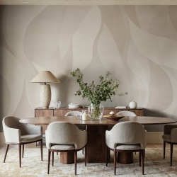 Fototapet, Velvet Flames, Beige, Rebel Walls