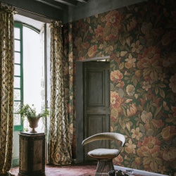 Fototapet, Vintage Flora, Green, Rebel Walls