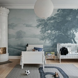 Fototapet, Vintage Tree, Blue, Rebel Walls - Img 6
