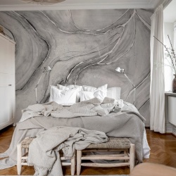 Fototapet, Watercolor Flow, Gray, Rebel Walls - Img 6