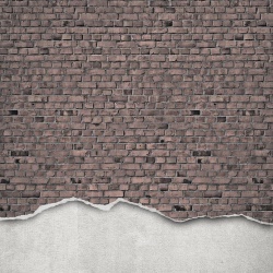 Fototapet, Well-Worn Brick Wall, Old Style, Rebel Walls - Img 2