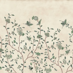 Fototapet, Whispering Petals, Green, Rebel Walls - Img 2