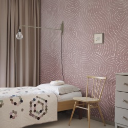 Fototapet, Wiggly Dots, Pink, Rebel Walls - Img 4