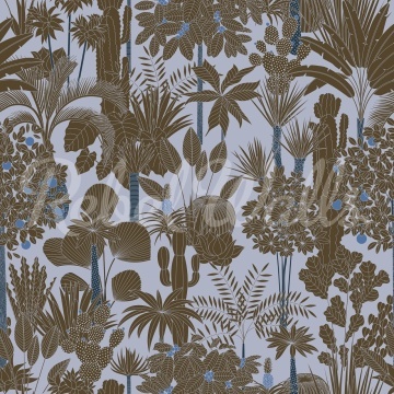 Fototapet, Wild Tropics, Light Blue, Rebel Walls - Img 2