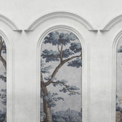 Fototapet, Woodland Arches, Blue, Rebel Walls - Img 2