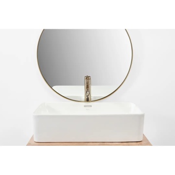 Lavoar pe blat Rea Berta 55 cm alb lucios - Img 4