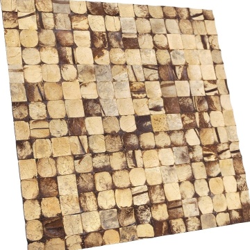 Panou decorativ 3D, Coconut, Bagonjong Natural, 6 placi 42x42cm, 1.05 mp - Img 5