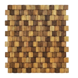 Panou decorativ 3D, Tec, Baileo Espresso, 6 placi 40x40cm, 0.96 mp - Img 3