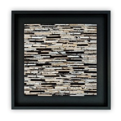 Panou decorativ lemn, Tec, Besar Black
