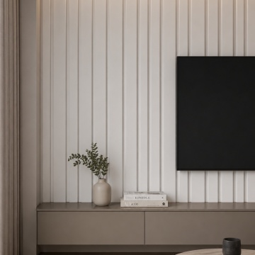 Panou riflaj decorativ 3D, PNH883 - 25x1.9x280 cm - Img 2