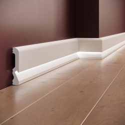 Plinta polimer rigid, Manavi, S28-10x1.8x200 cm