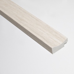 Profil dreapta pentru riflaj decorativ 3D Onda, Stejar Alb, 3.2x1.3x270 cm
