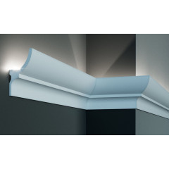 Profil pentru banda LED din poliuretan KF714 - 12x6.6x200 cm - Img 1