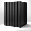 Profil stanga pentru riflaj decorativ 3D Olmo, Negru, 4.2x1.2x270 cm - Img 4