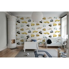 Tapet Cars, Pastel, Rebel Walls